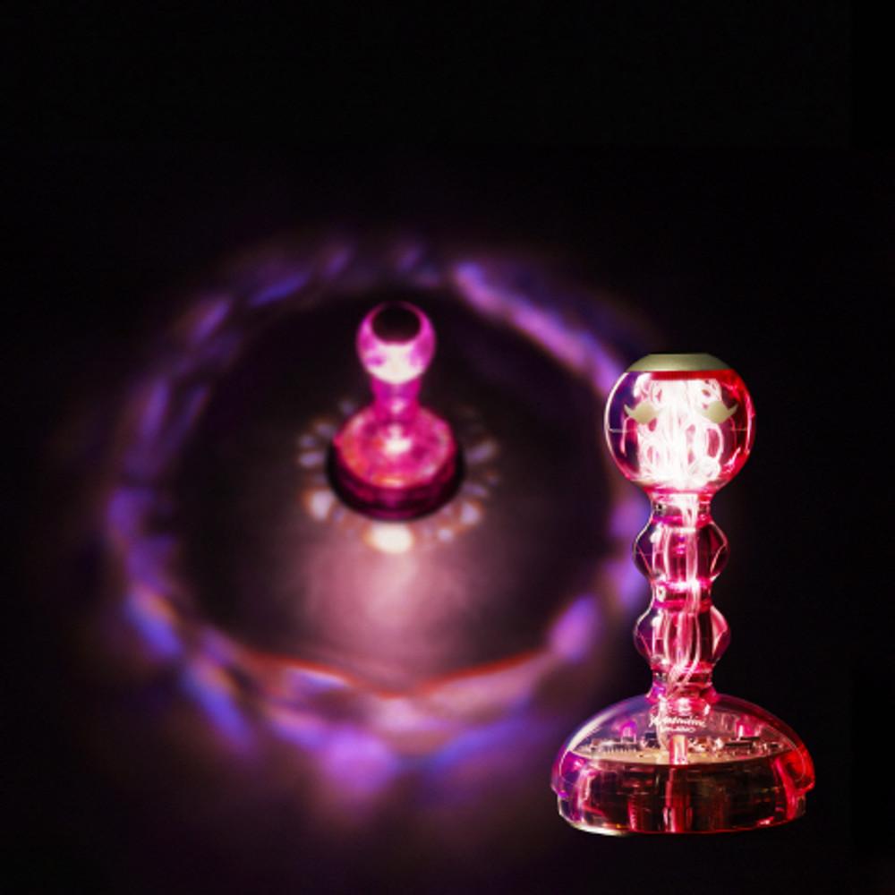 세계적인 거장의  EQ발달음악내장 무드등 라문 깜빠넬로 로즈 핑크 (RAMUN campanello) 오르골 태교음악 수면등