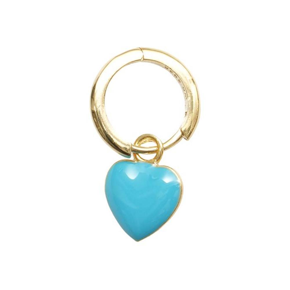 윌헬미나 가르시아 GOLD HEART EARRING/ HRT005-TURQUOISE
