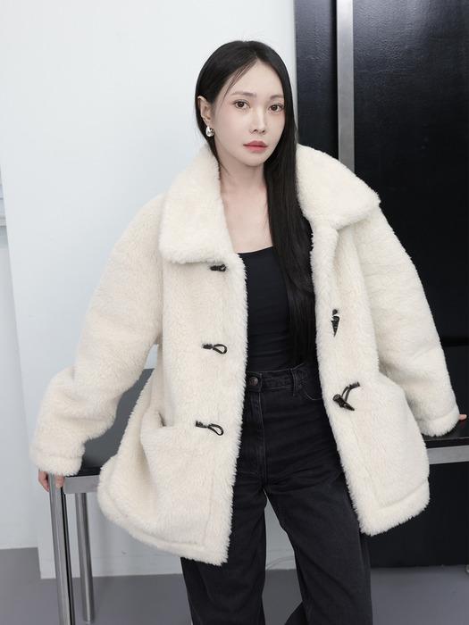 NAVAN DUFFLE HALF COAT (2colors)