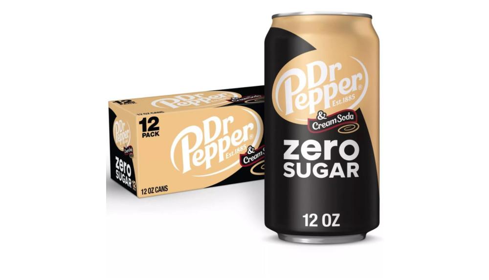 Dr Pepper(닥터페퍼) Zero Sugar Cream Soda 6캔