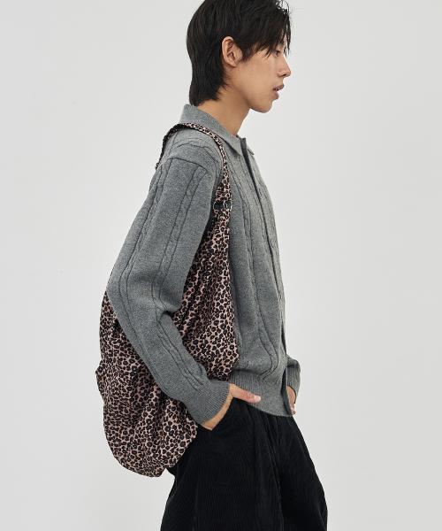 케리 레오파드 숄더백 베이지