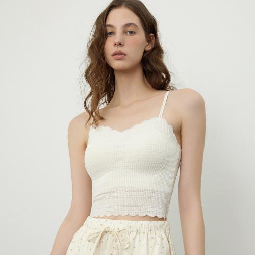 캡 내장 카렌 레이스 끈나시 (3color)