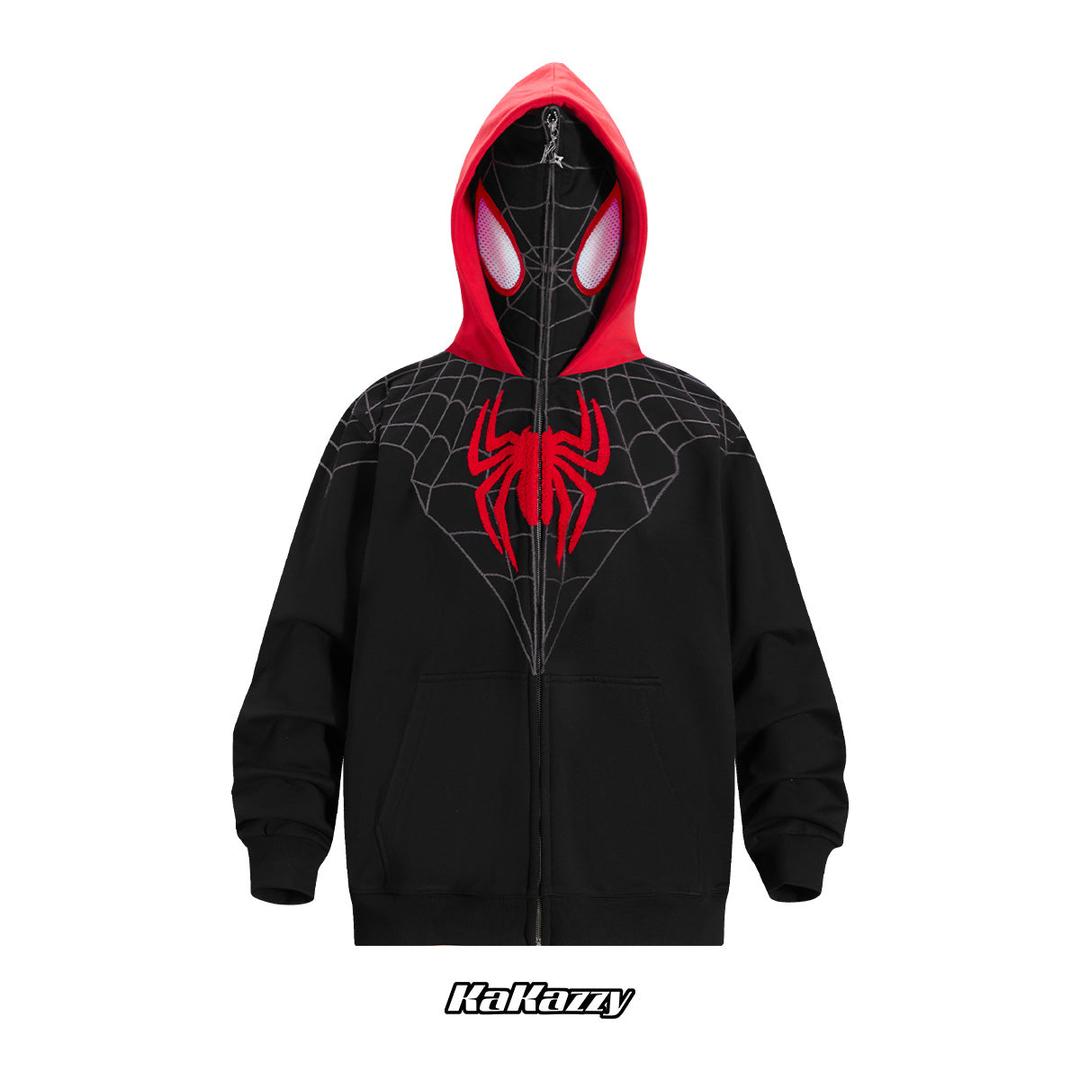 Kakazzy Full Zip Double Hoodie Black（Eyes Can See）