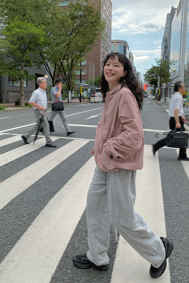 디프 후드 윈드 야상 점퍼