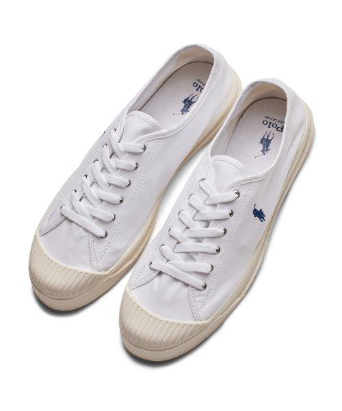 에센스 100 캔버스 캡 토 스니커즈 - 화이트