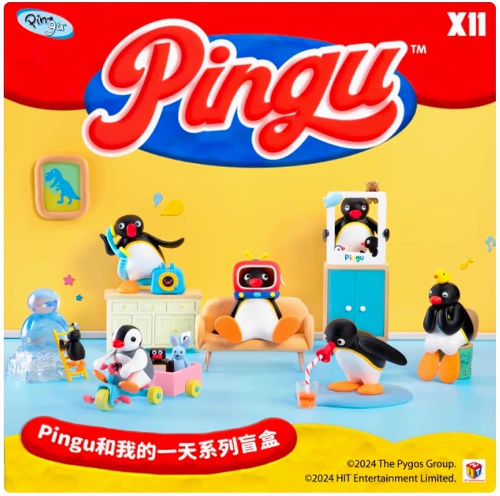 [해외배송] 핑구와 나의 하루 시리즈 블라인드 에그 피규어 6종 세트