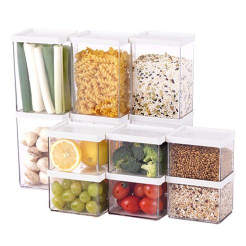 수납이야기 냉장고 포켓용기 소 6p + 대 6p - 냉장고정리용기 | 쿠팡