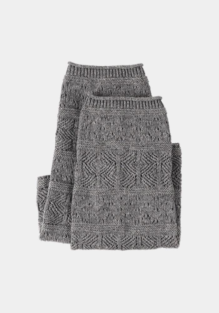 더스티 니트 레그워머