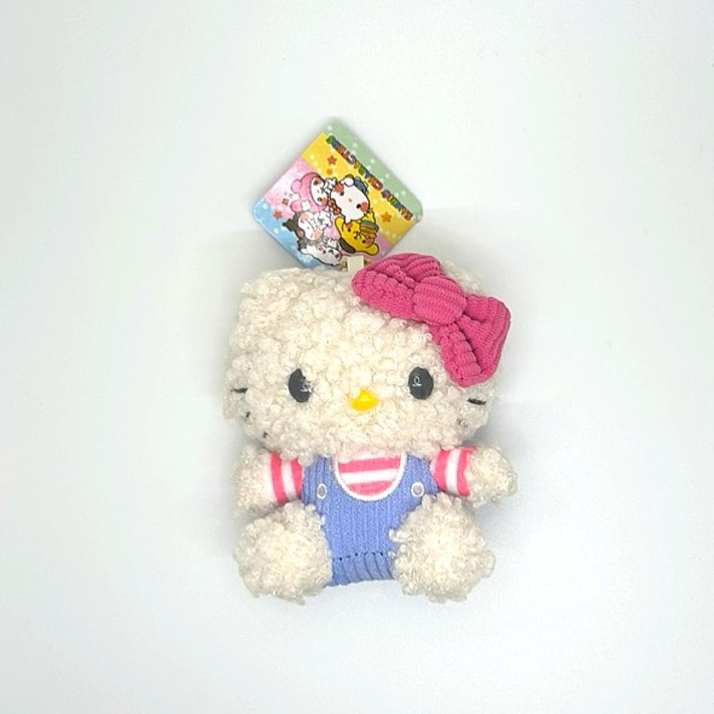 키티 뽀글 복슬 코듀로이 인형 키링 백참