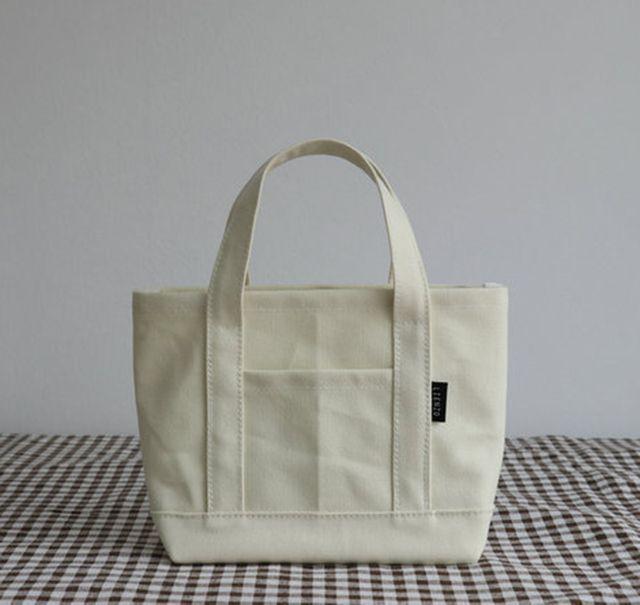 (3color) 캔버스 미니토트백 캔버스가방 에코백 캔버스백