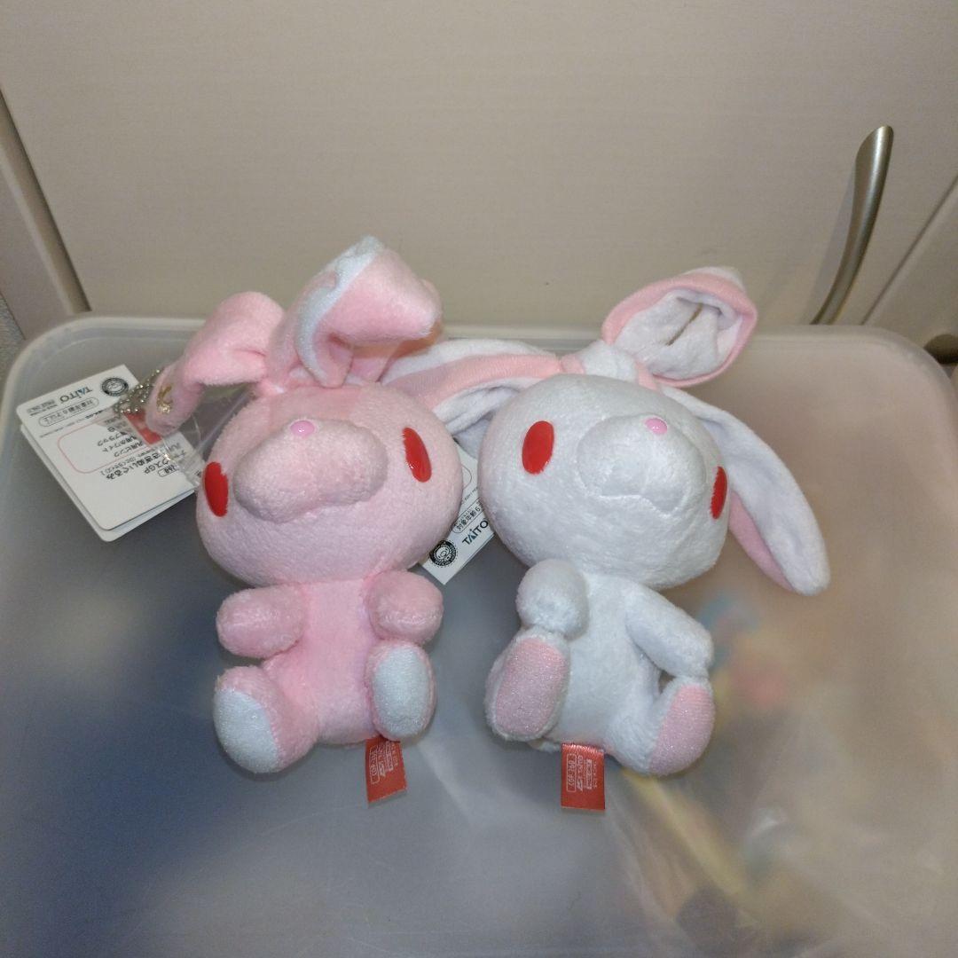 チャックスGP 汎用うさぎ ぬいぐるみ ピンク　ホワイト