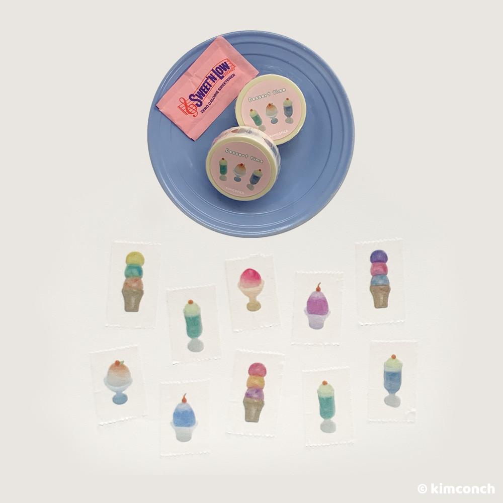 디저트타임 마스킹테이프