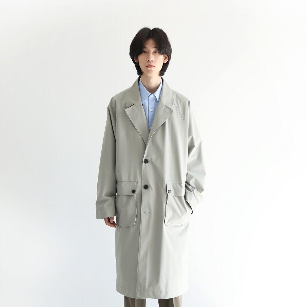 OVS-SEINE RAIN COAT (Mint Beige)