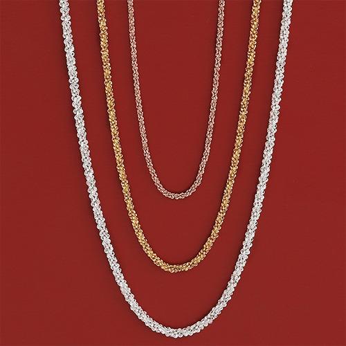 실버925 목걸이 체인necklace 여자은목걸이 줄 순은목걸이 팡파르