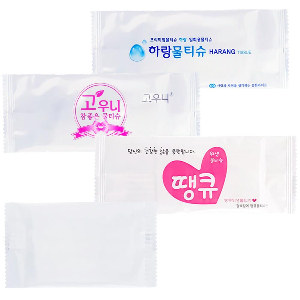업소용 물티슈 일회용 물티슈 900개 하랑 땡큐 덕용 무지 식당용