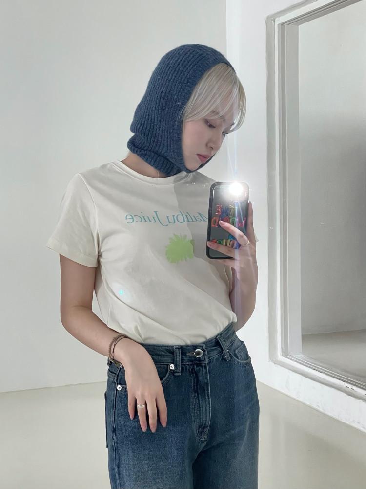 Malibu juice crop t 말리부주스크롭티 크롭반팔