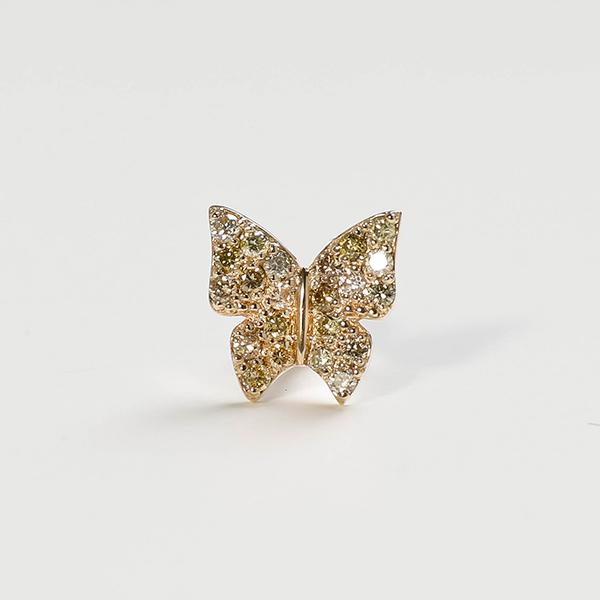 나비 다이아몬드 피어싱 - L - 한짝기준