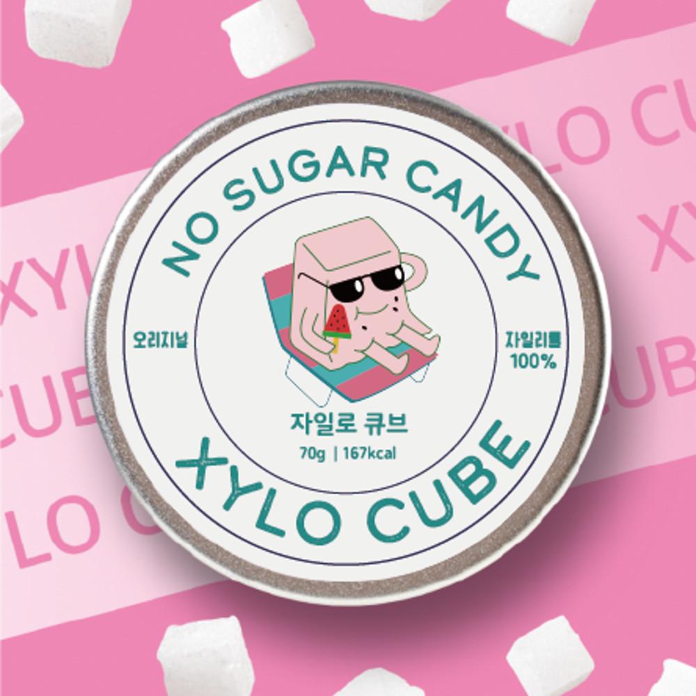 자일리톨 사탕 무설탕 캔디 수제 입덧 오리지널 금연 목캔디 자일로큐브