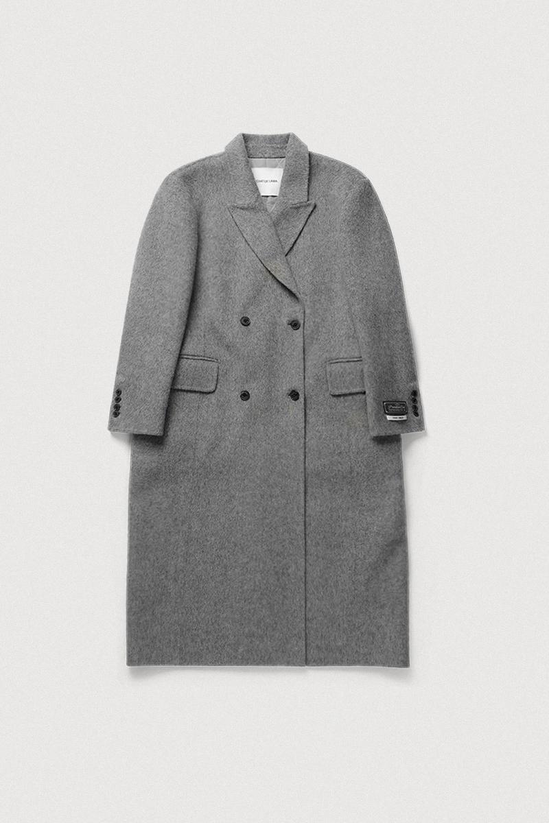 chat de lama - ZVZO -  [3차 REODER]  FINE WOOL HANDEMADE COAT [MELANGE GRAY] - 12/17 순차배송