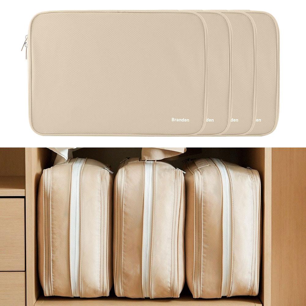 [브랜든] 부피순삭 압축 파우치 XXL 3개 - 이불압축보관 : Branden