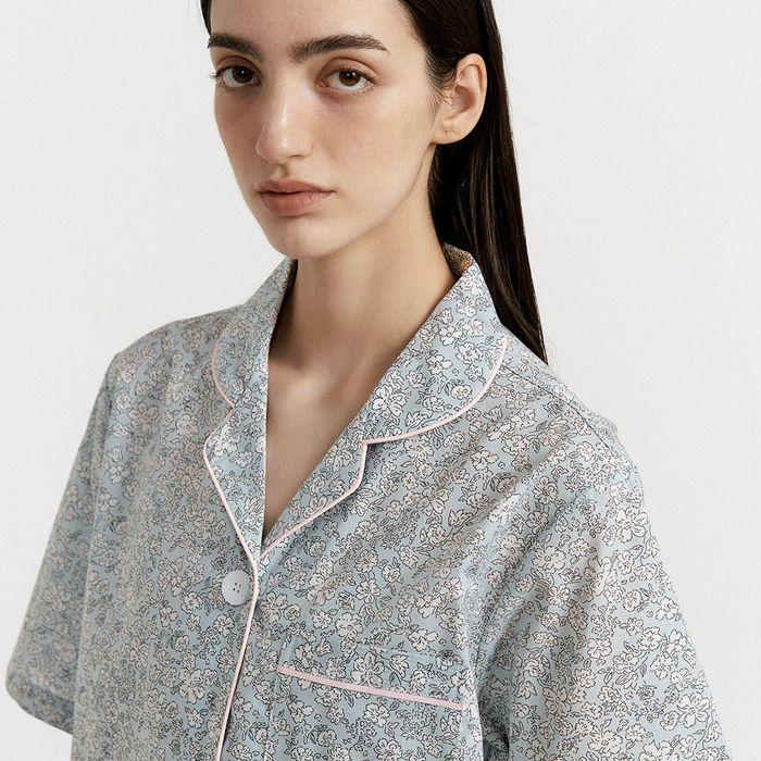 (w) Elevenses Tea Short Pajama Set