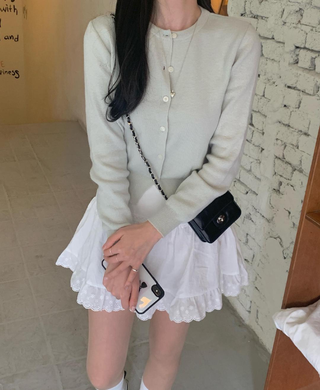 루앤메리 파스텔 베이직 가디건 (2col)