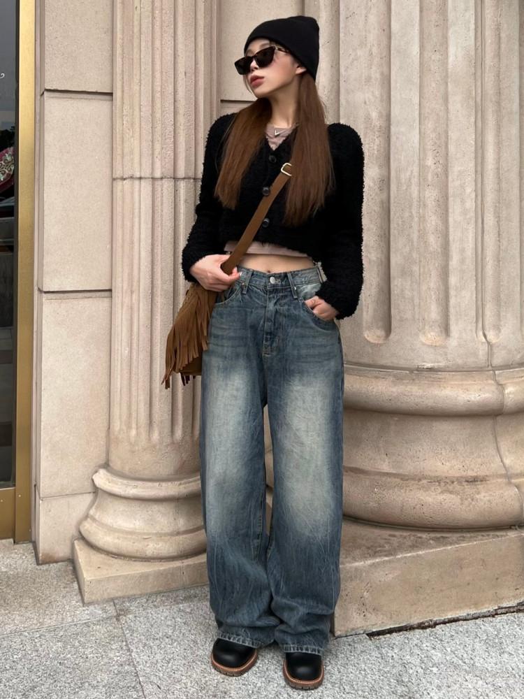 레트로 워싱 데님 팬츠 (3size)