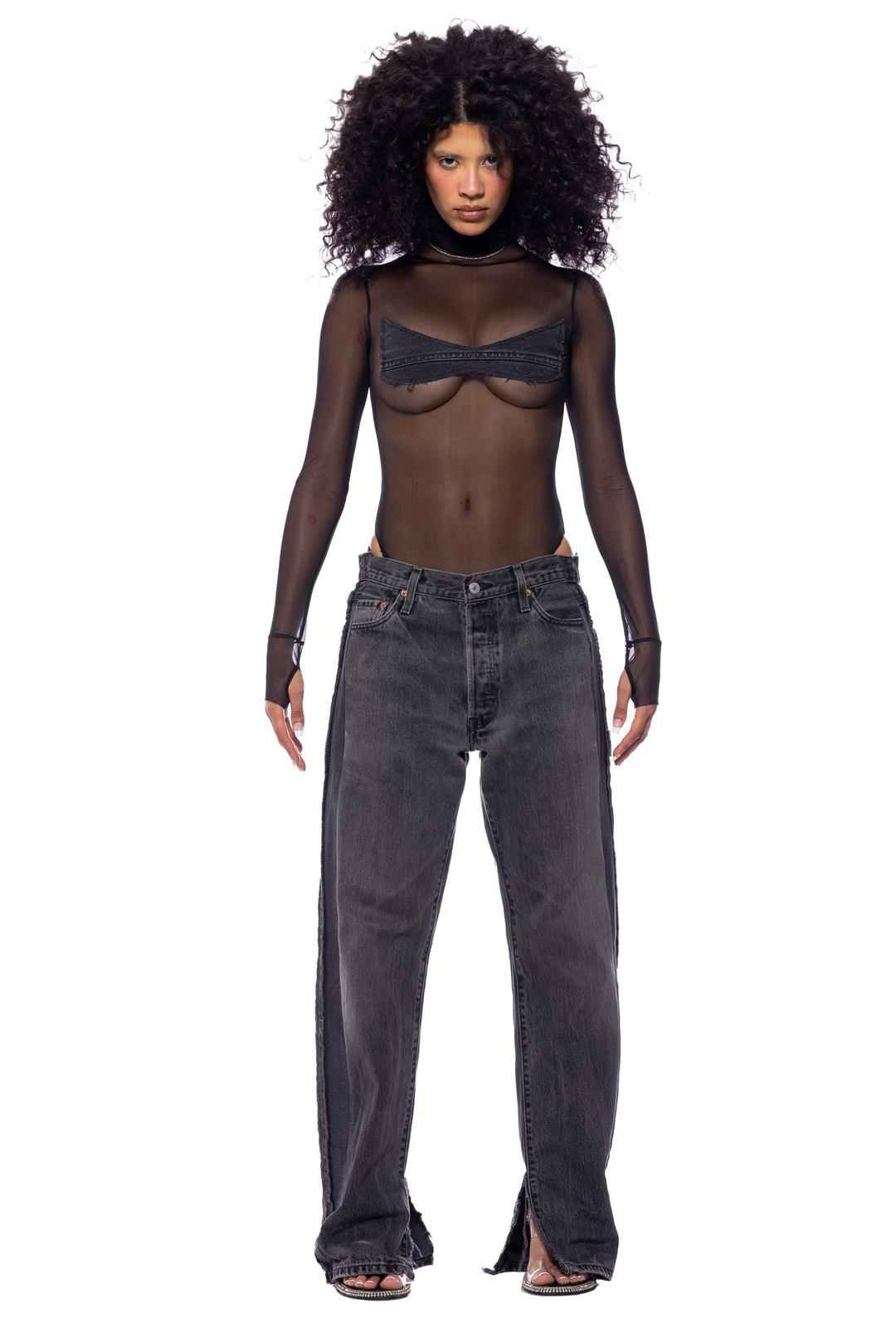 PORTERHOUSE JEANS IN VINTAGE BLACK - 30x35