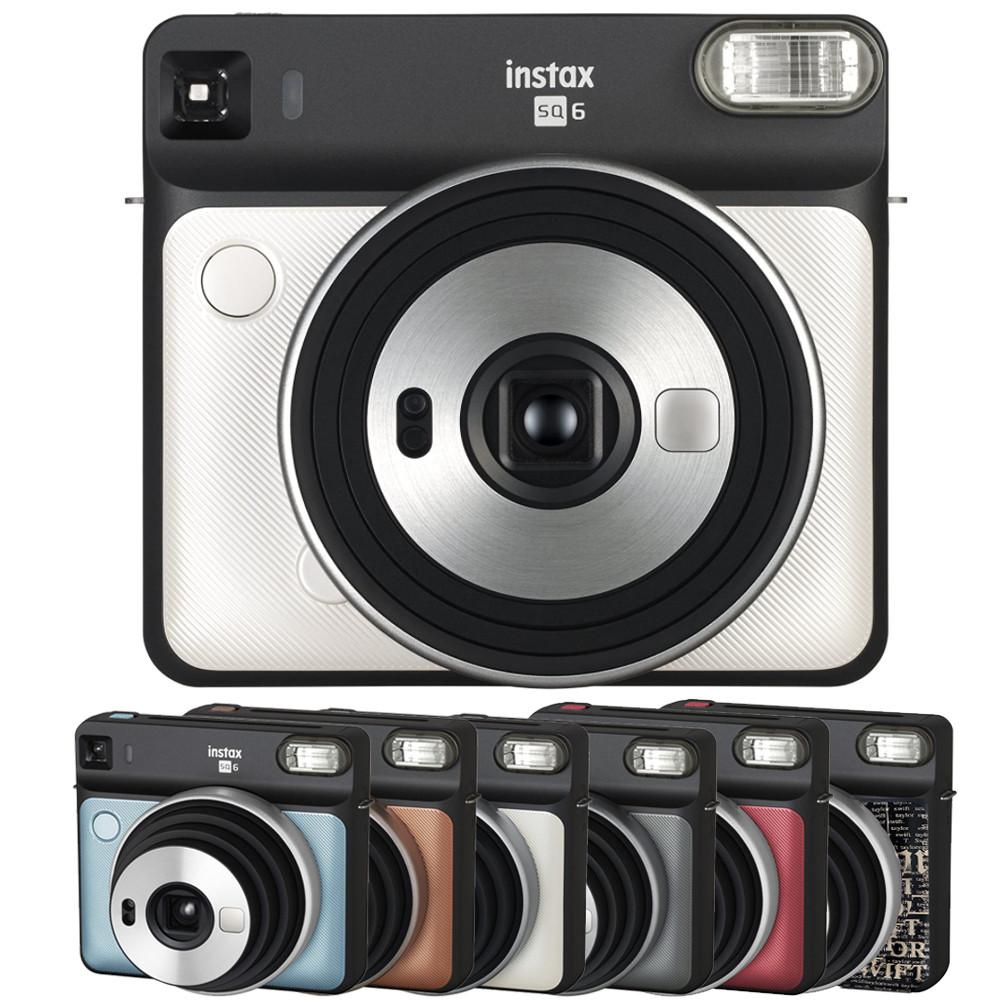 [당일출고] 정품 후지필름 인스탁스 스퀘어 SQ6 폴라로이드 즉석카메라 펄화이트 화이트 그레이