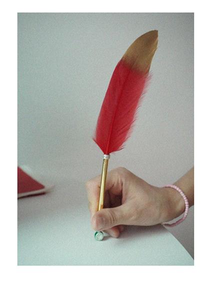 feather pen