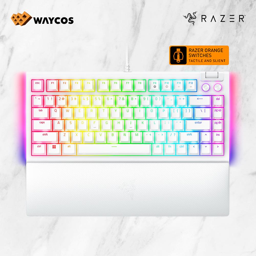 레이저코리아 블랙위도우 V4 75% 화이트 한글 Razer BlackWidow V4 75% White KR 유선 게이밍키보드