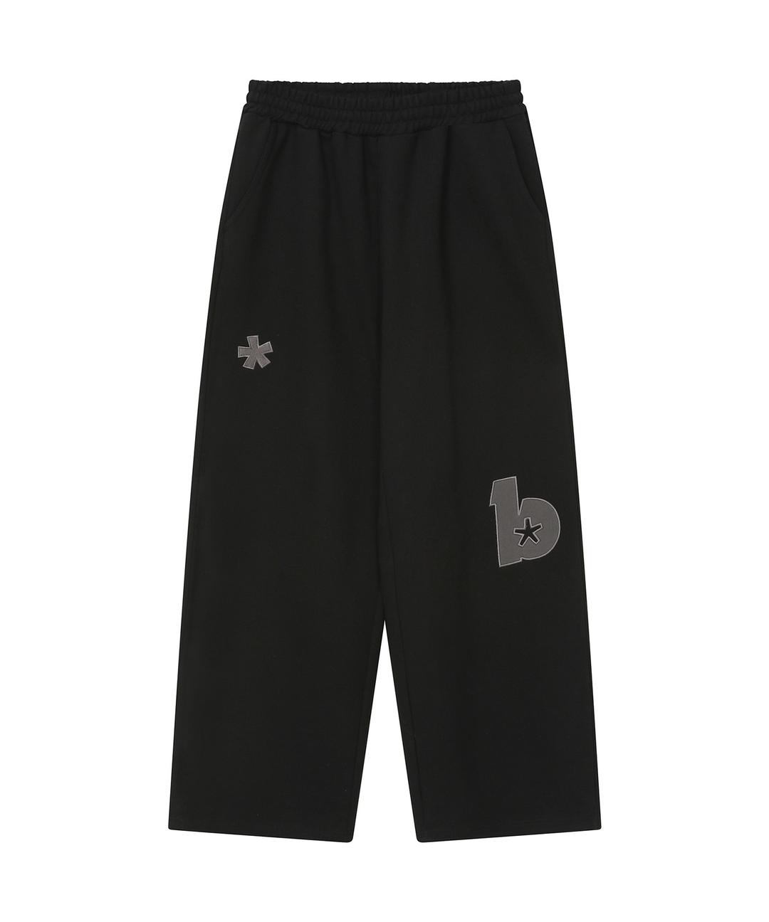 B 엔젤 스웻 팬츠 [블랙]