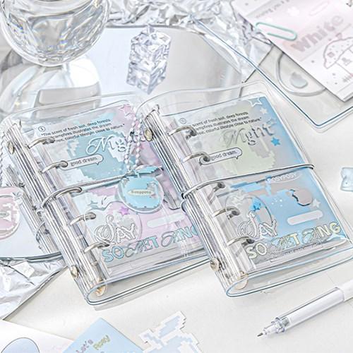 아인스토어 미니 다이어리 수첩 사과시리즈 다꾸 메모장 5공 일기장