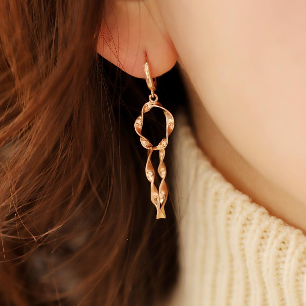 14K 18K 프리 써클 세트 귀걸이