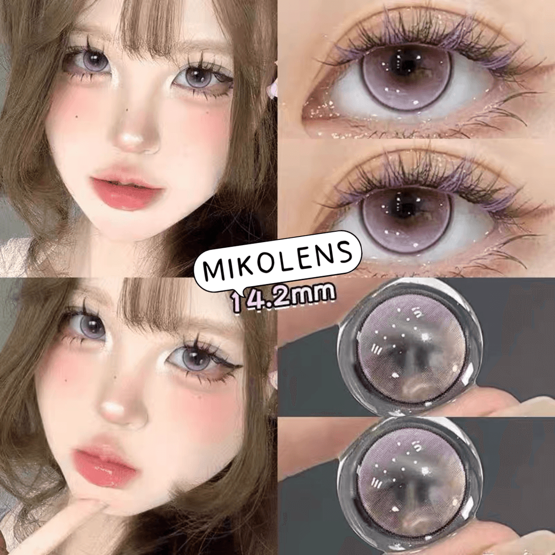 Glaze Purple Contact Lenses(6 months wear)