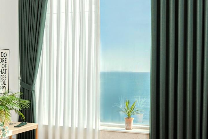 [맞춤] 먼지오염방지 호텔식 나비주름 항균 안심 암막커튼 7colors