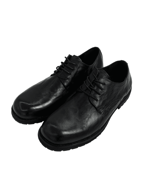 리얼 홀스레더 더비슈즈 블랙 (말가죽)