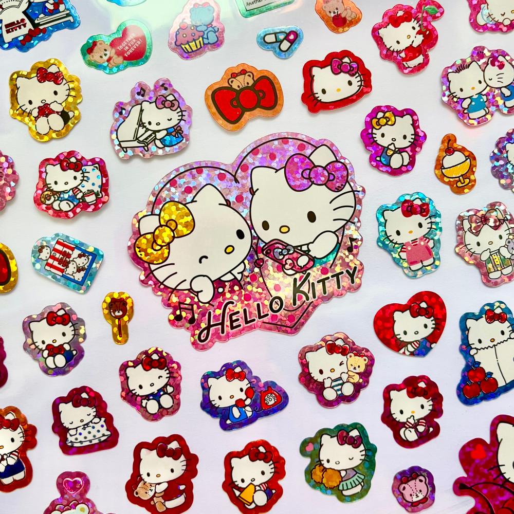 산리오 100피스 홀로그램 스티커 (헬로키티 862029)