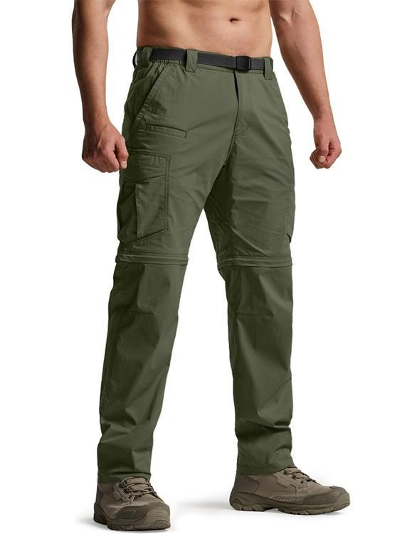 CQR 러년 2in1 분리형 컨버터블 쿨링 냉장고 벨트포함 스판 남자 카고바지 CQ-TXP410