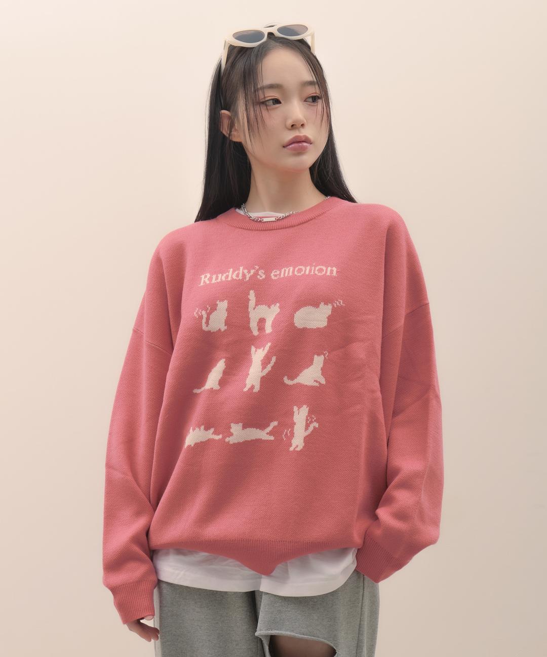 [본챔스X러디칙스] RUDDY'S EMOTION KNITWEAR B22FT09PK