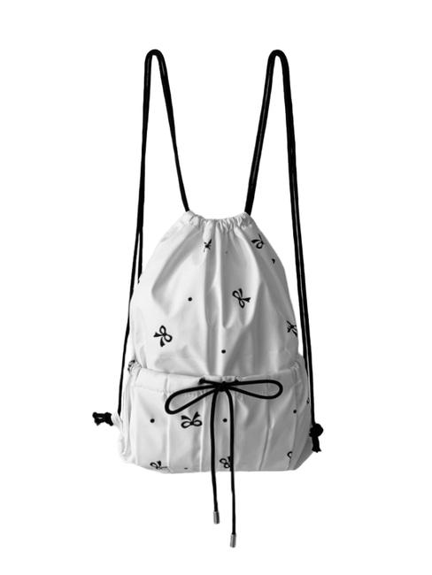 시프트에잇 [방수/러블리] 미벨 리본 짐색 백팩