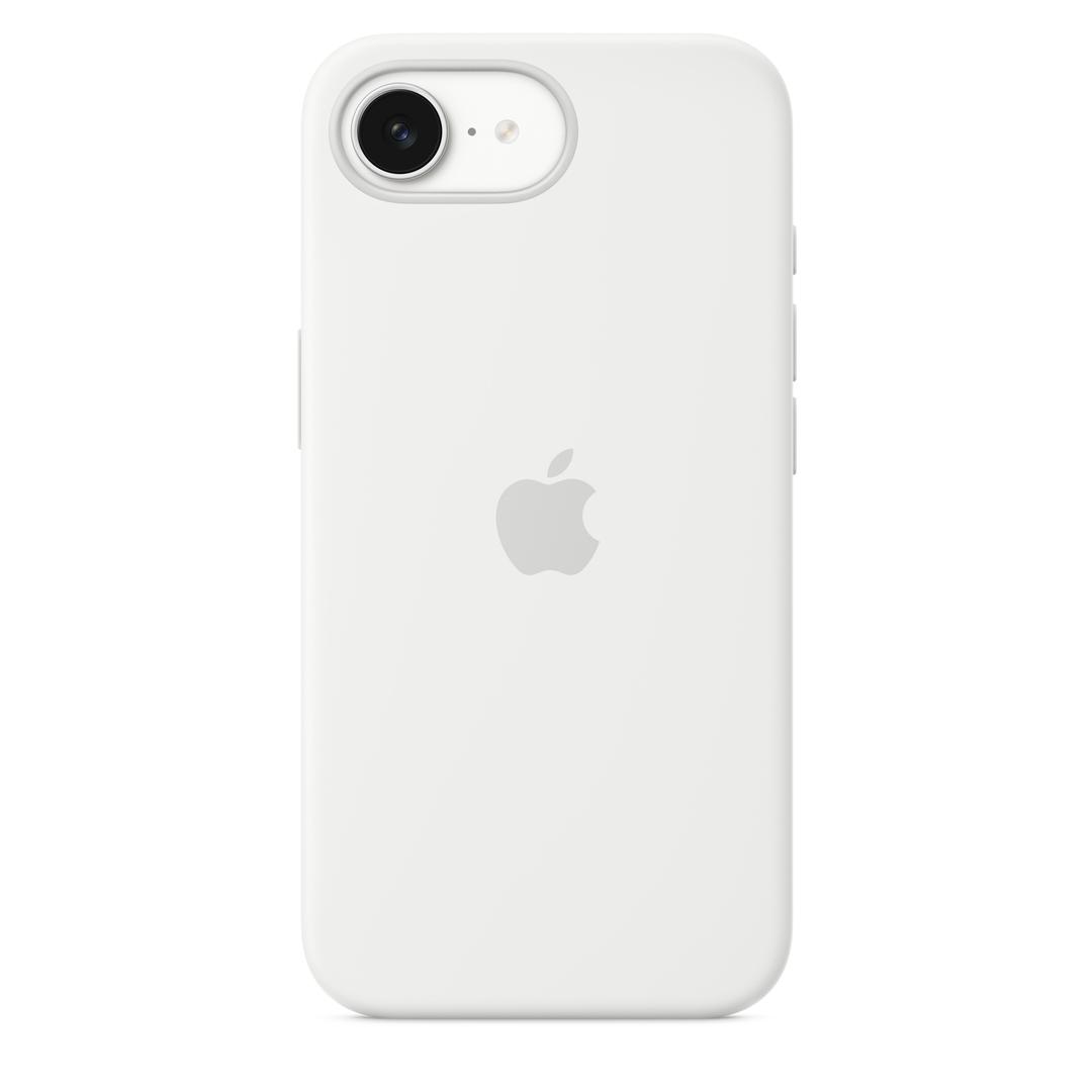iPhone 16e 실리콘 케이스 – 화이트