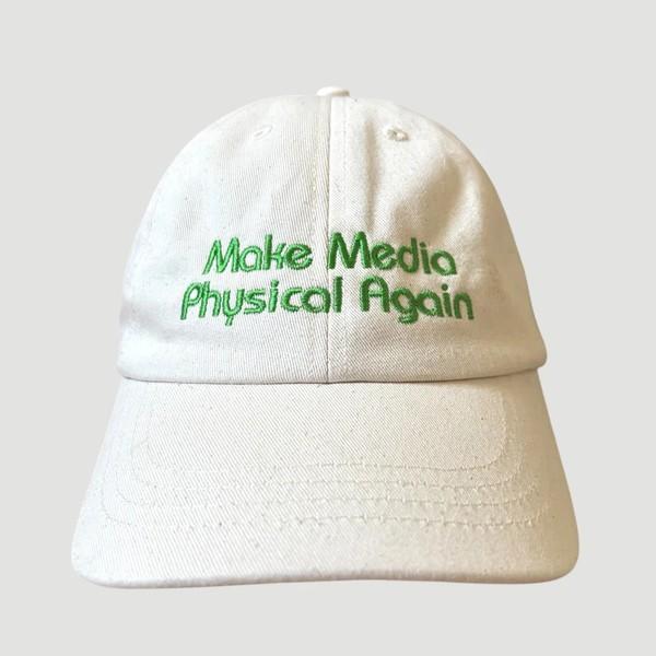 UG Physical Media Beige Cap (by Unified Goods)