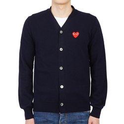 [꼼데가르송] 레드하트와펜 AZ N008 051 2 남자 울 가디건