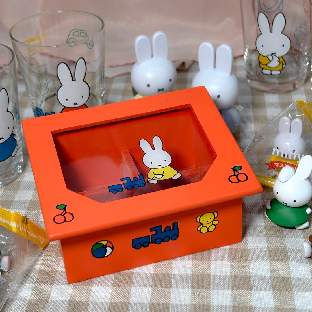 [Miffy] 미피 악세사리 케이스 우드 미니 보관함