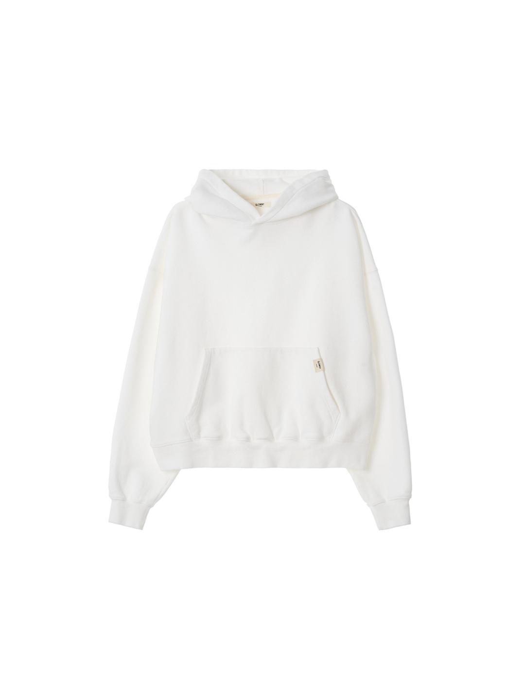 G CLASSIC WASHED BOXY HOODIE (WHITE)