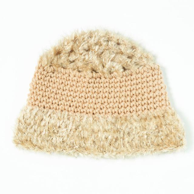 MISU A BARBE 2020 AW cross stripe bucket navy - 위시버킷