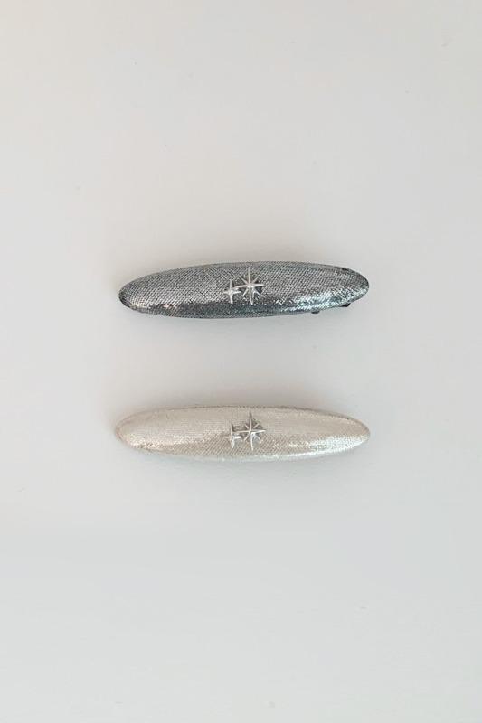 glitter hair pin (2color)