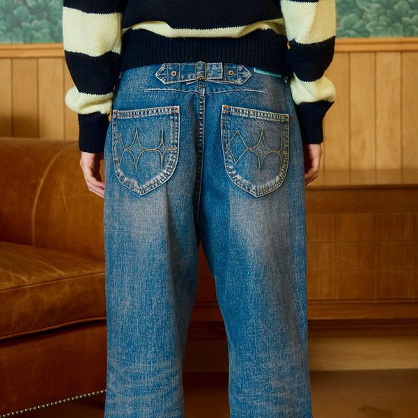 DADDY DENIM PANTS / blue