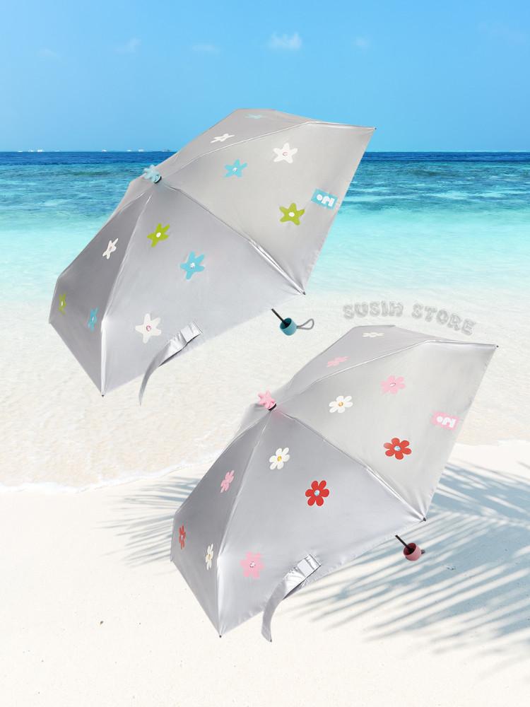 수심 Silver Salt Parasol 실버 솔트 여름 양산 접이식 우산 자외선 휴대용